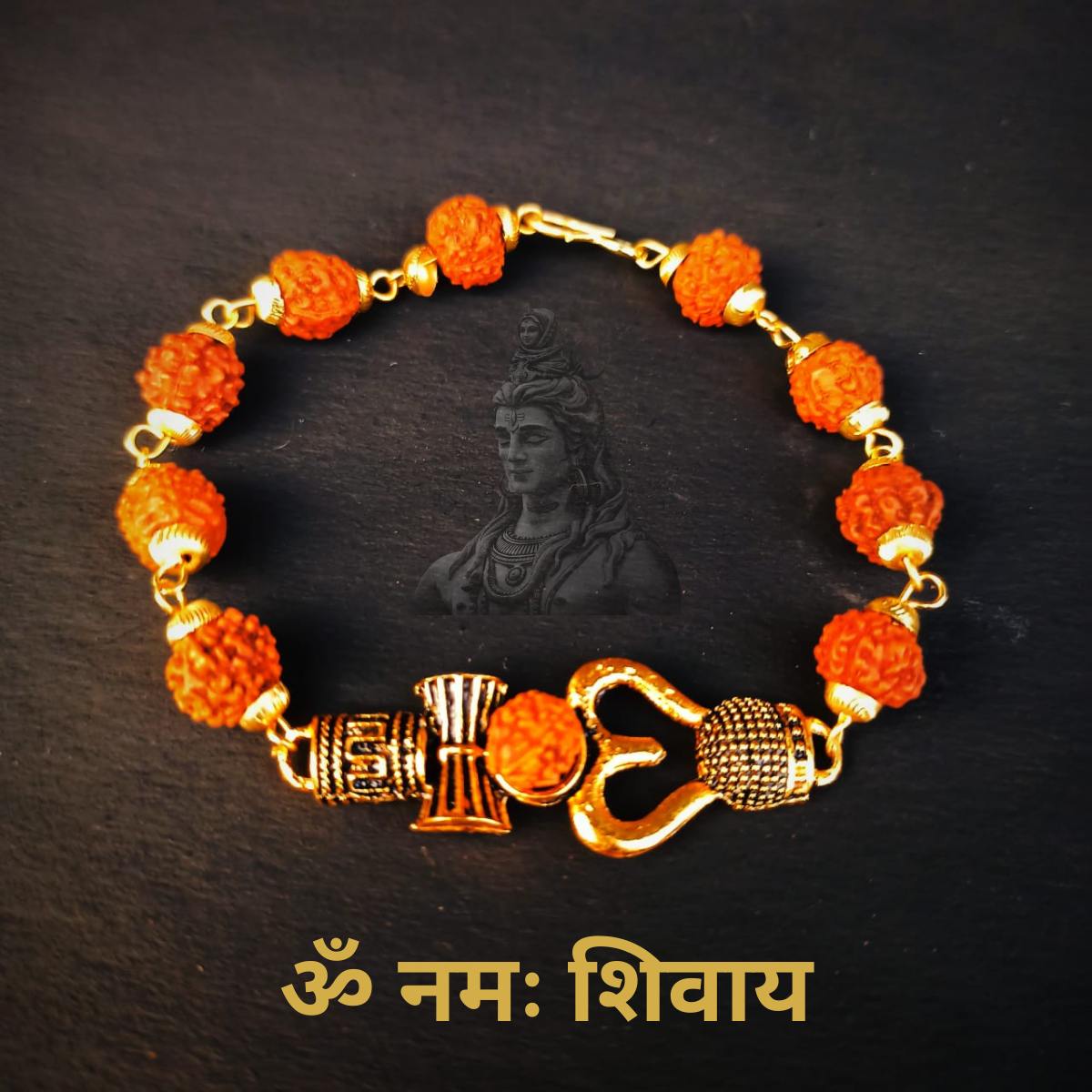 Rudraksha deals trishul bracelet