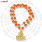 Gold Plated Rudraksha Om Namah Shivaya Necklace