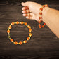 14 Beads Gold Plated Rudraksha Bracelet - Set of 2