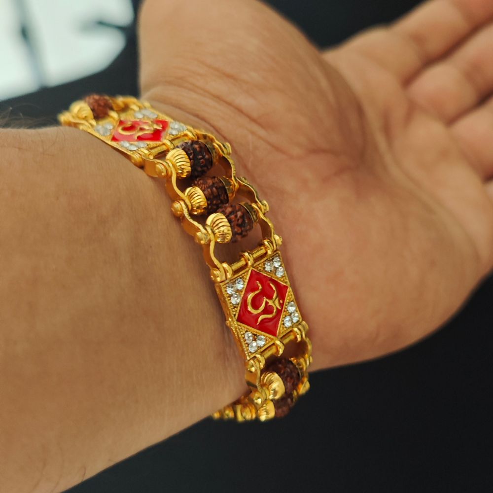 Om Rudraksha Bracelet