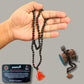 108+1 Beads Rudraksha Mala - Black